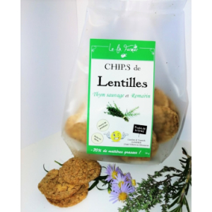 Chips de lentilles au thym et au romarin
