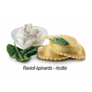 Ravioli frais ricotta épinards