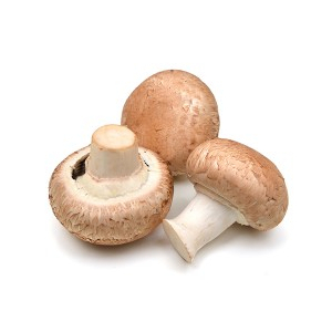 Champignons de paris bruns
