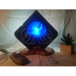 Ardoise éclairée 'terre'