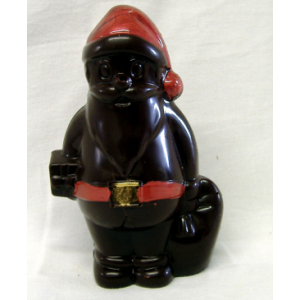 Père noël en chocolat noir