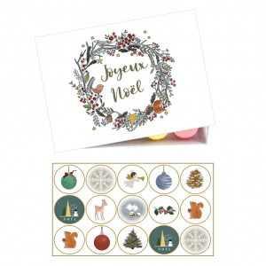 Coffret de noël x15 personnalisés