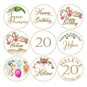 Pack anniversaire x18