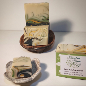 Savon whakapapa vétiver - romarin