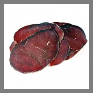 Boeuf chiffonnade de boeuf séché