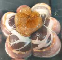 Rôti filet canard aux figues poitrine fumée