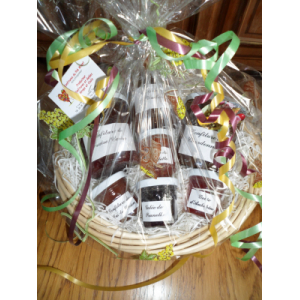 Panier cadeau de confitures