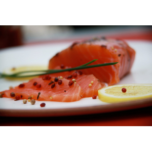 Coeur de saumon fume aux 5b