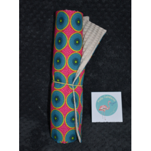 4 feuilles essuie tout lavable 'wax rose'