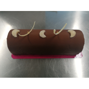 Bûche caramel poire