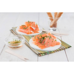 Carpaccio saumon fume aux épices 100g