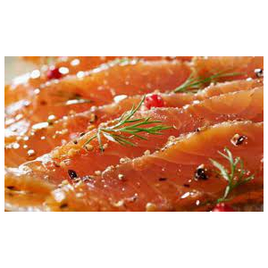 Carpaccio de saumon fume a l'aneth* 100g