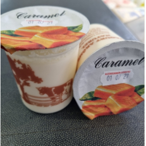 Yaourt à l'unité au caramel