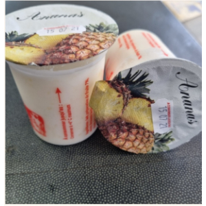 Yaourt à l'unité brassé à l'ananas 🍍