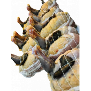 Suprême de pintade farce cèpes