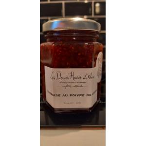 Confiture framboise au poivre de cassis