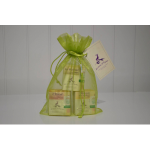 Coffret 3 savons: pyrène, chloé, rayon soleil