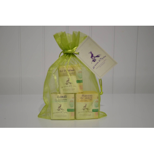 Coffret 3 savons: pyrène, louli, rayon soleil