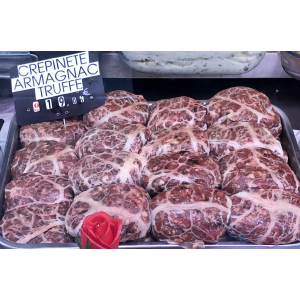 Crépinettes foie gras, truffe et armagnac