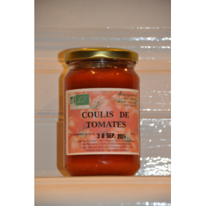 Bocal 280 gr coulis de tomates