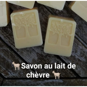 Savon au lait de chèvre bio (sans parfum)