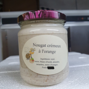Nougat crémeux à l'orange