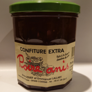 Confiture poire anis