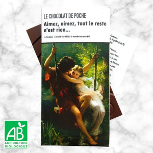 Lait 45% mandarine verte bio - aimez, aimez,