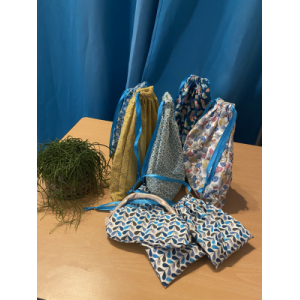 Bouillote + masque yeux en graines de lin