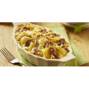 Tartiflette andouillette chaource