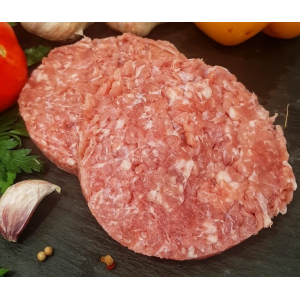 Steaks hachés de veau salés par 2