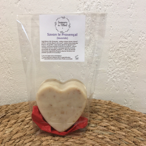 Savon coeur le provençal (lavande)