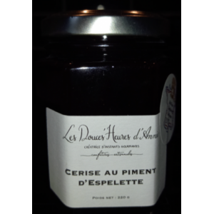 Confiture de cerise au piment d'espelette
