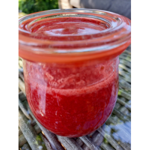 Coulis fraise groseille