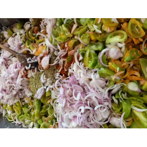 Ketchup de tomates vertes