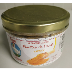 Rillettes de poulet au curry -180g