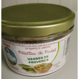 Rillettes de poulet herbes de provence -180g
