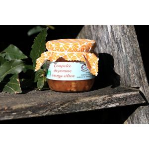 Compotée de pomme orange citron