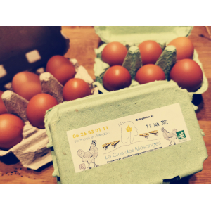 Oeufs  bio 'extra frais'