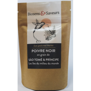 Poivre noir grains sao tomé 50g