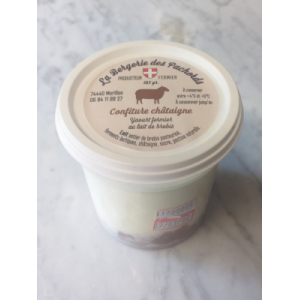 Yaourt au lait de brebis châtaigne