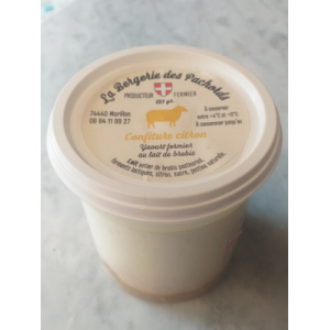 Yaourt au lait de brebis citron