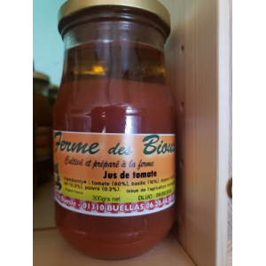 Jus de tomates bio