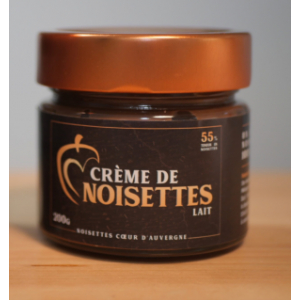 Crème de noisettes au lait 55%