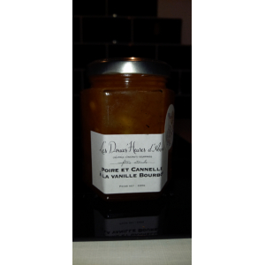 Confiture poire et cannelle à la vanille