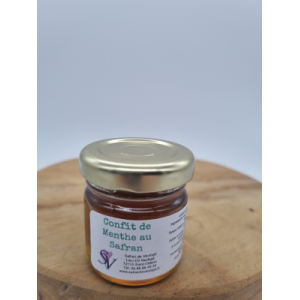 Confit de menthe au safran 40gr