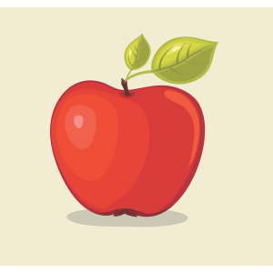 Pommes du verger g'lée