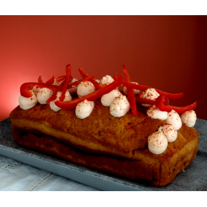 Cake salé poivron, poulet