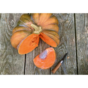 Courge à la découpe