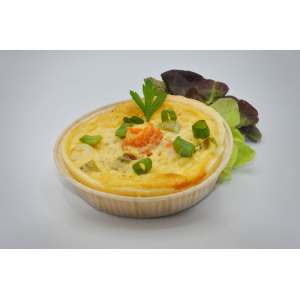 Quiche au saumon fumé